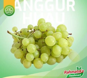 Anggur Hijau Tanpa Biji Segar / Anggur Hijau Seedless Fresh 500 gram