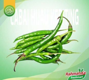 Cabai Hijau Keriting / Cabe Hijau Keriting Fresh 250 gram