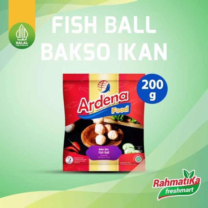 Ardena Food Fish Ball / Bakso Ikan 200g