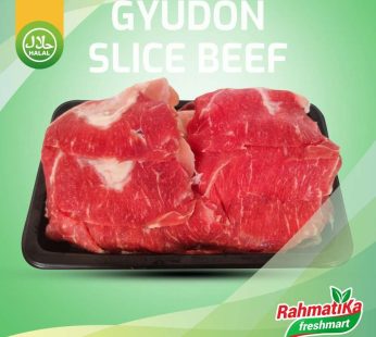 Gyudon Slice / Beef Slices 250 gram (Daging Frozen)