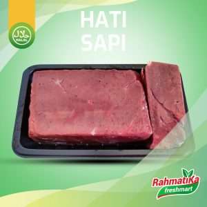 Hati Sapi / Beef Liver 500 gram (Daging Frozen)