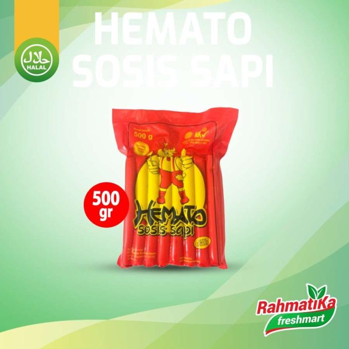 Hemato Sosis Sapi 500 gram