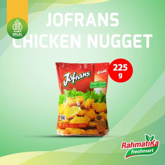 JOFRANS Naget Ayam / Chicken Nugget 225 gr