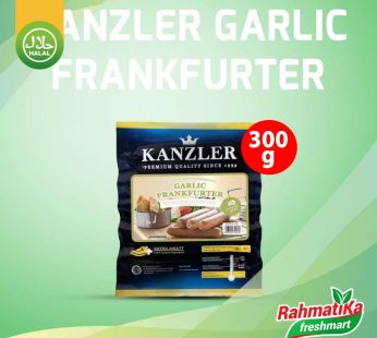 Kanzler Sosis Sapi Ayam Bawang Putih / Garlic Frankfurter 300 gr