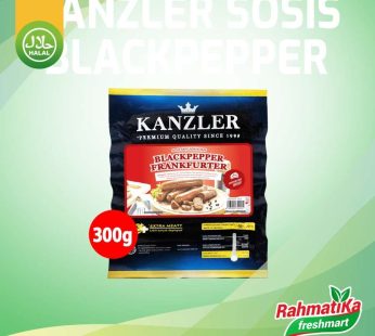 Kanzler Sosis Sapi Lada Hitam – Black Pepper Frankfurter 300 gram