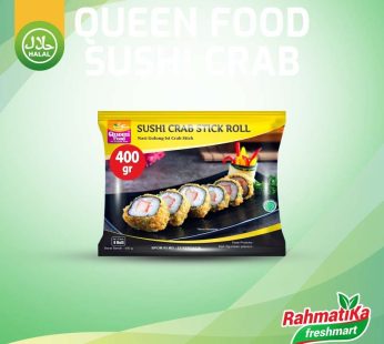 Queen Food Sushi Crab Stick Roll Isi 4 Pcs 400 gram