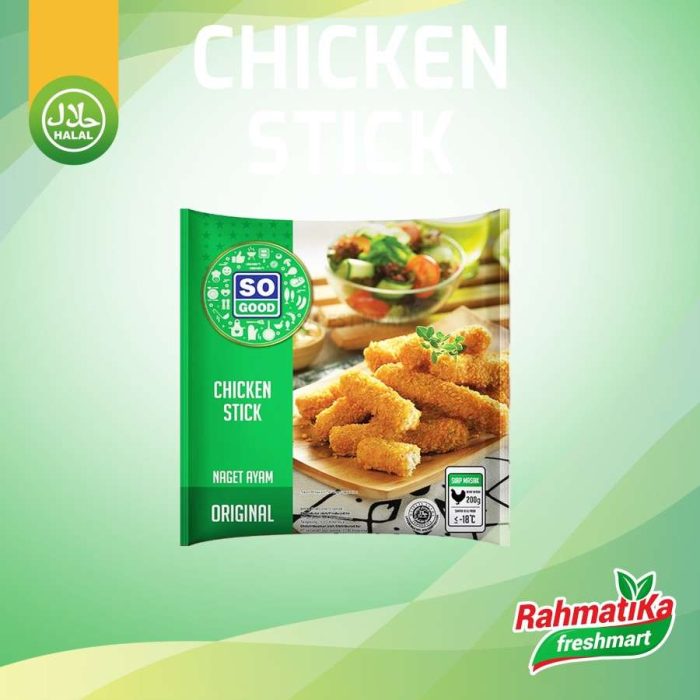 So Good Chicken Stick Original 200 gr (Frozen)