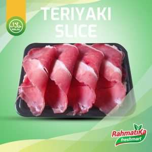 Teriyaki Slice / Teriyaki Beef 500 gram (Daging Frozen)