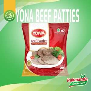 Yona Beef Patties / Patty Burger Daging Sapi 500 gram