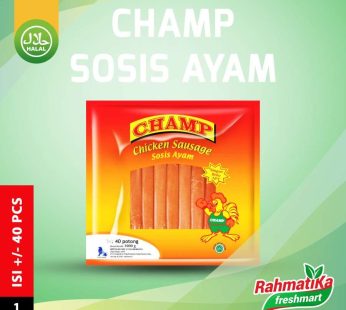 Champ Chicken Sausage / Sosis Ayam 1 Kg Isi 40 pcs