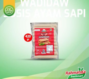 Essem Wadidaw Sosis Kombinasi Ayam Sapi 420 gram Isi 21 Pcs (Frozen)