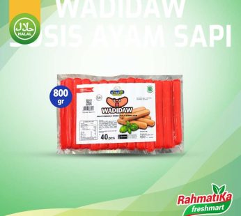 Essem Wadidaw Sosis Kombinasi Ayam Sapi 800 gram Isi 40 Pcs (Frozen)