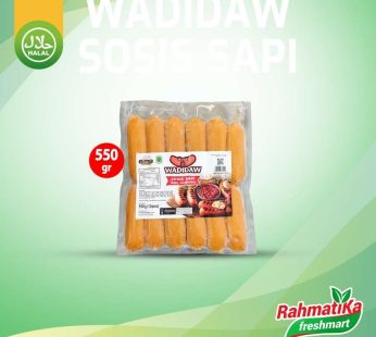 Essem Wadidaw Sosis Sapi – Beef Sausage 550 gram Isi 12 Pcs (Frozen)