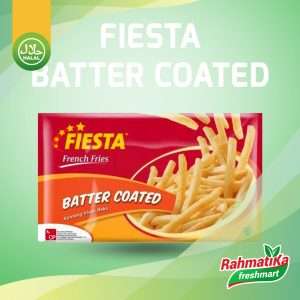 Fiesta French Fries Batter Coated / Kentang Irisan Beku 500 gram