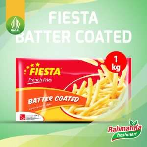 Fiesta Kentang Irisan Beku / French Fries Batter Coated 1 Kg