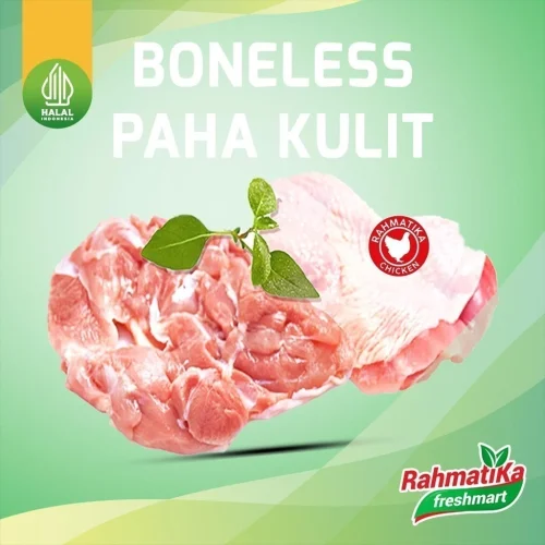 Boneless Paha Kulit Segar / Fillet Paha Kulit Fresh 1 kg (Ayam Segar)