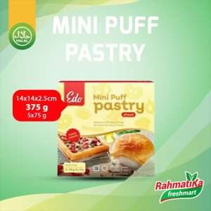 Edo Mini Puff Pastry 375 gram (5x75g)