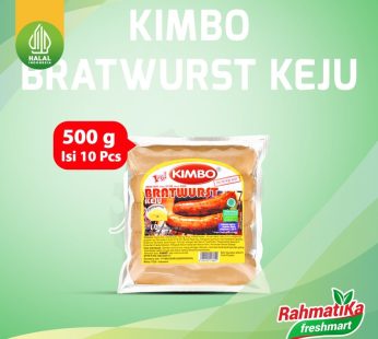 Kimbo Sosis Bratwurst Keju 500 gr Isi 10