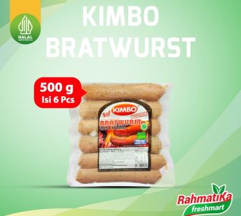 Kimbo Sosis Bratwurst Lada Hitam 500 gr Isi 6