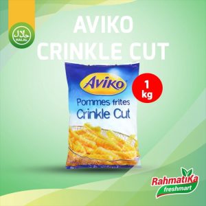 AVIKO Kentang Goreng / Pommes Frites Crinkle Cut 1 Kg