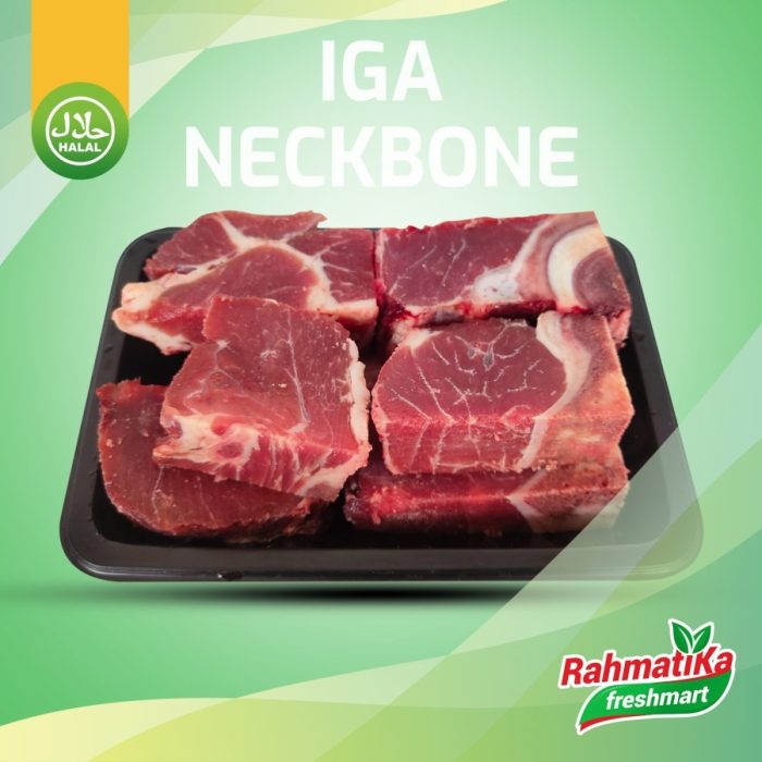 Daging Iga Neckbone Super / Iga Tulang Leher Sapi 1 Kg