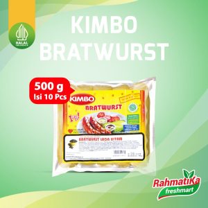 Kimbo Sosis Bratwurst Lada Hitam 500 gr Isi 10