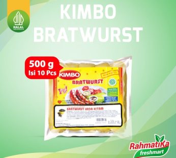 Kimbo Sosis Bratwurst Lada Hitam 500 gr Isi 10