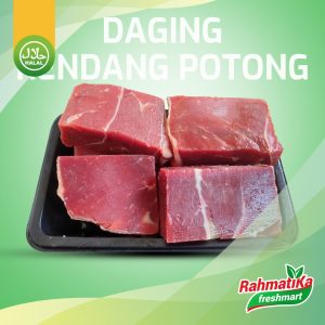 Daging Rendang Potong / Daging Sapi Lokal 500 gram (Daging Frozen)