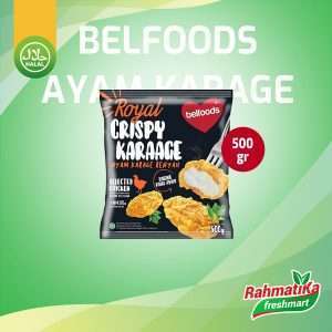 Belfoods Royal Chrispy Karage Nugget / Ayam Karage Renyah 500 gr