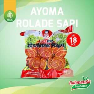 Ayoma Rolade Sapi Isi 18 / 450 gr