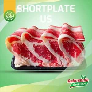 Beef Shortplate US / Daging Slice 500 gram (Frozen)