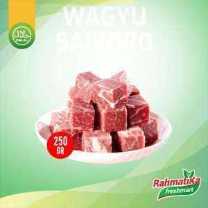 Beef Wagyu Saikoro 250 gram (Frozen)