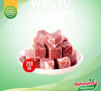 Beef Wagyu Saikoro 250 gram (Frozen)