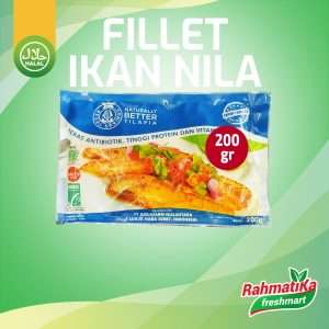 Fillet Tilapia Ikan Nila 200 gr (Frozen)