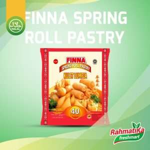 Finna Spring Roll Pastry Kulit Lumpia Serbaguna 215mm 40 Sheet 550g