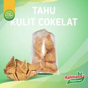 Tahu Kulit Cokelat Segitiga Isi 10 Pcs