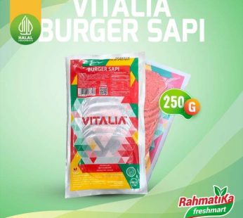 VITALIA Smoked Beef / Burger Sapi 250 gr Isi 10