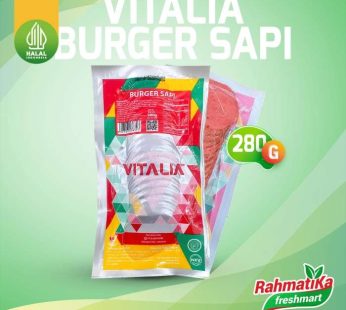 VITALIA Smoked Beef / Burger Sapi 280 gr Isi 20