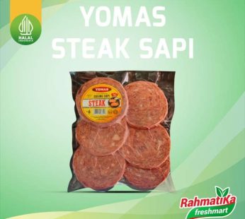 Yomas Beef Steak / Daging Sapi Steak Isi 6 Pcs 500 gr