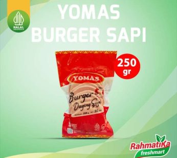 Yomas Burger Sapi Isi 10 Pcs / 250 gr