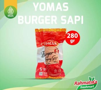 Yomas Burger Sapi Mini Isi 20 Pcs / 280 gr