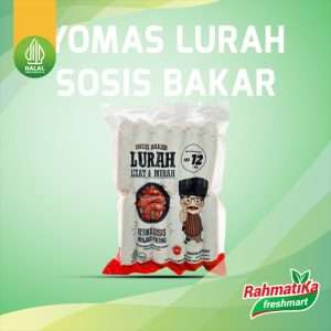 Yomas Lurah Sosis Bakar Isi 12 Pcs 500 gr