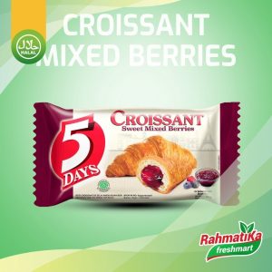 Roti 5Days Croissant Creamy Sweet Mix Berries 60 gram