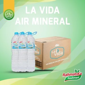 La Vida Air Mineral Botol 1 Dus (12 pcs x 1500 ml)