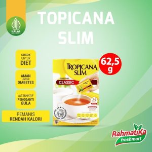 Tropicana Slim Sweetener Classic / Pengganti Gula 25 sachet 62.5 gram