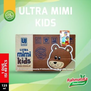 Ultra MIMI KIDS Susu UHT 1 Dus (Isi 40 x 125ml)