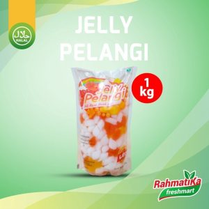 Jelly Pelangi / Jeli Rasa Buah Leci 1 Kg