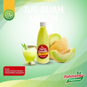 Jus Buah Melon Fresh / Jus Buah Dapoer Rahmatika 350 ml