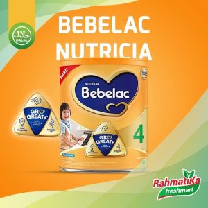 Nutricia Bebelac 4 GroGreat+ Susu Pertumbuhan Bubuk Rasa Vanila 800g (Kaleng)