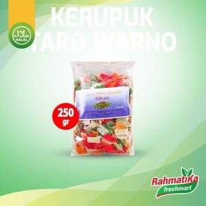 Krupuk Taro Warna / Kerupuk Taro Warna Cap Selok Jaya 250 gram